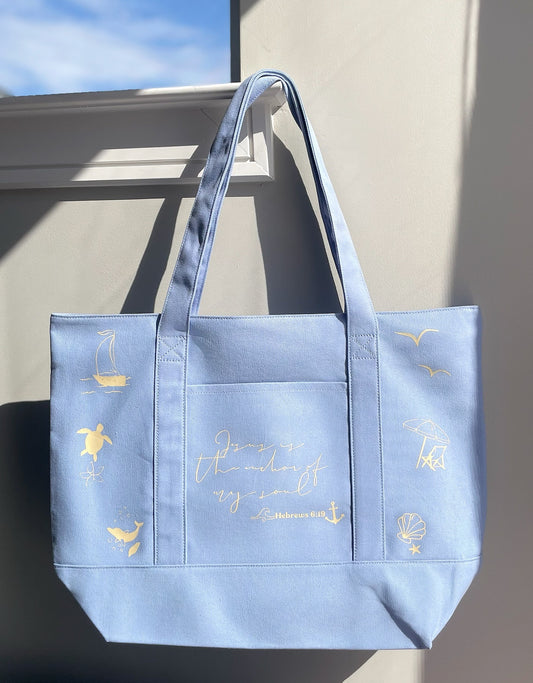 Hebrews 6:19 Tote Bag